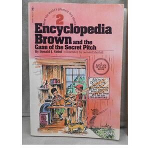 Encyclopedia Brown #2 and the Case of the Secret Pitch 1978 Bantam